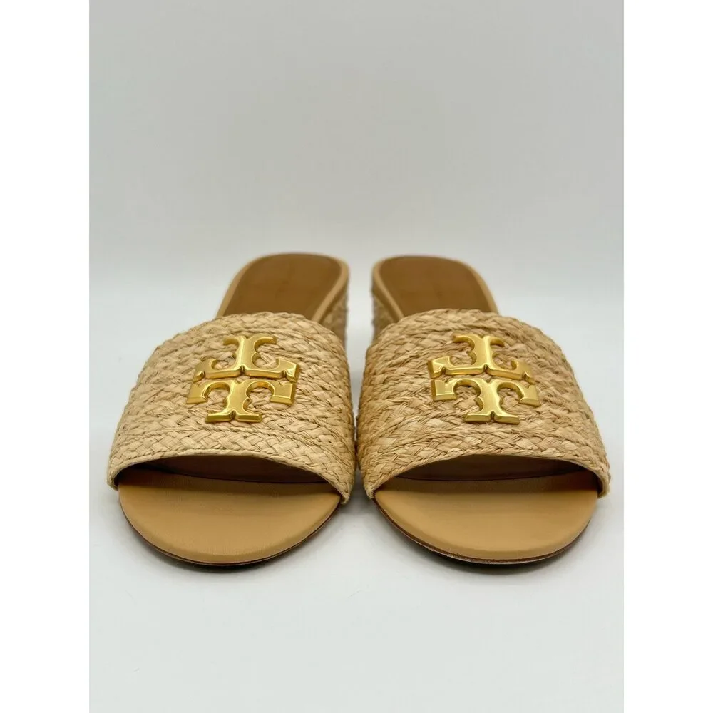 TORY BURCH Size 9M STRAW Women Sandal